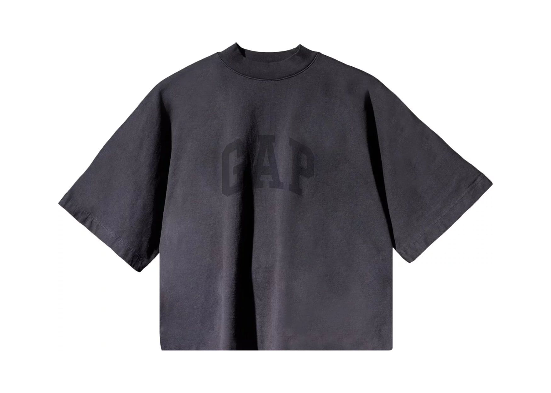 Gap Engineered by Balenciaga Cropped Dove No Seam Tee Black