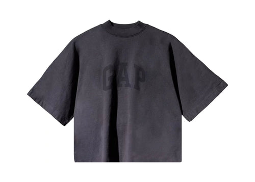 Gap Engineered by Balenciaga Kırpılmış Güvercin Dikişsiz Tişört Siyah