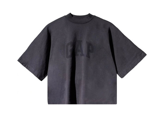 Gap Engineered by Balenciaga Cropped Dove No Seam Tee Black