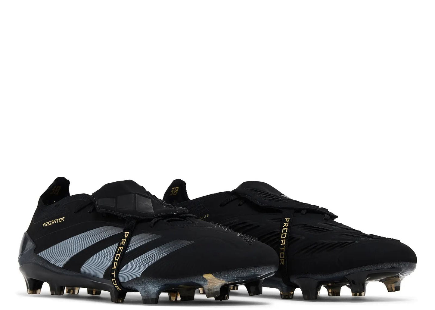adidas Predator Elite Foldover Tongue FG Core Black Carbon Gold Metallic