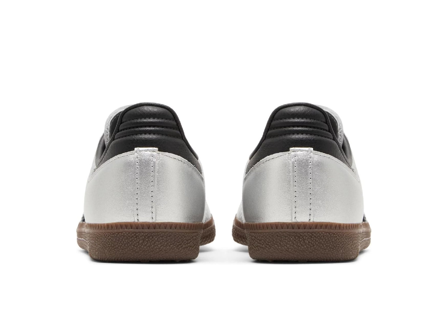 adidas Samba OG Silver Metallic Black Gum (W)