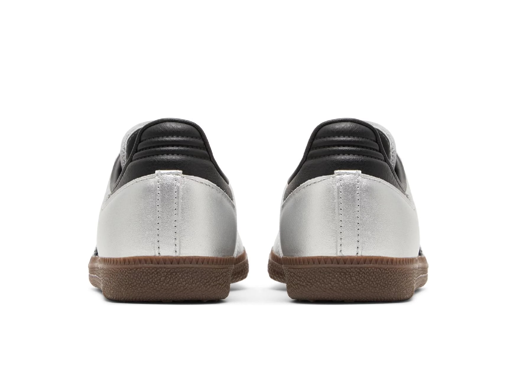 adidas Samba OG Silver Metallic Black Gum (W)