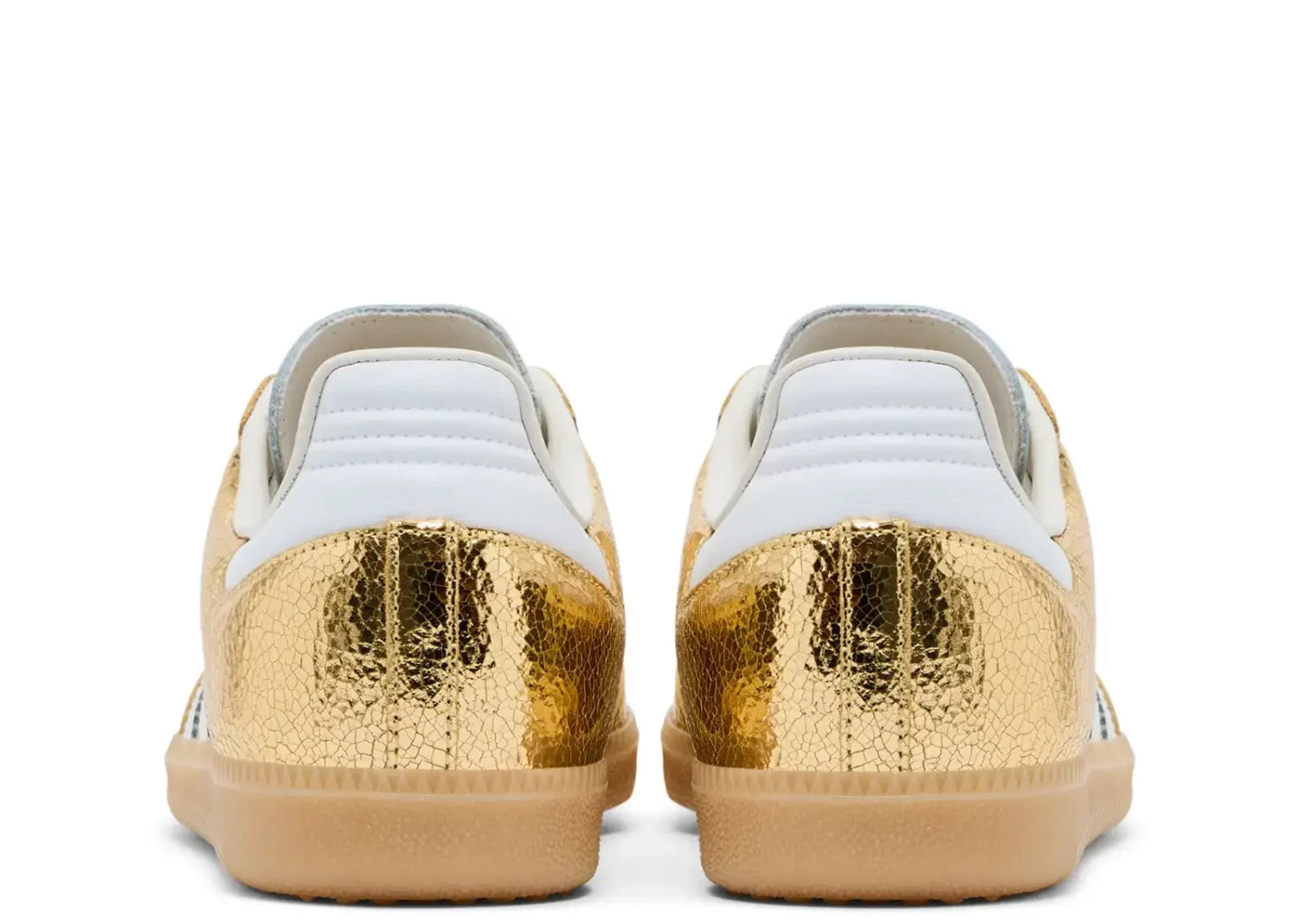 adidas Samba OG Gold Metallic Cracked Leather (W)