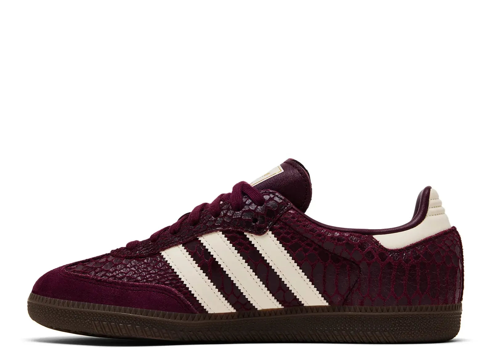 adidas Samba OG Snakeskin Maroon Cream White (W)
