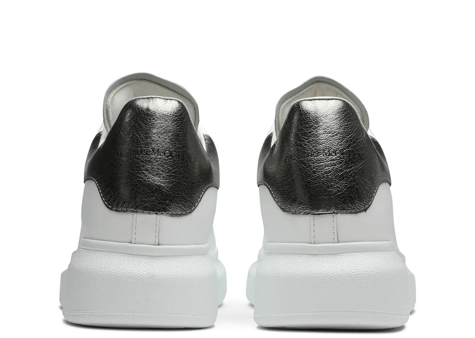 Oversized White Metallic