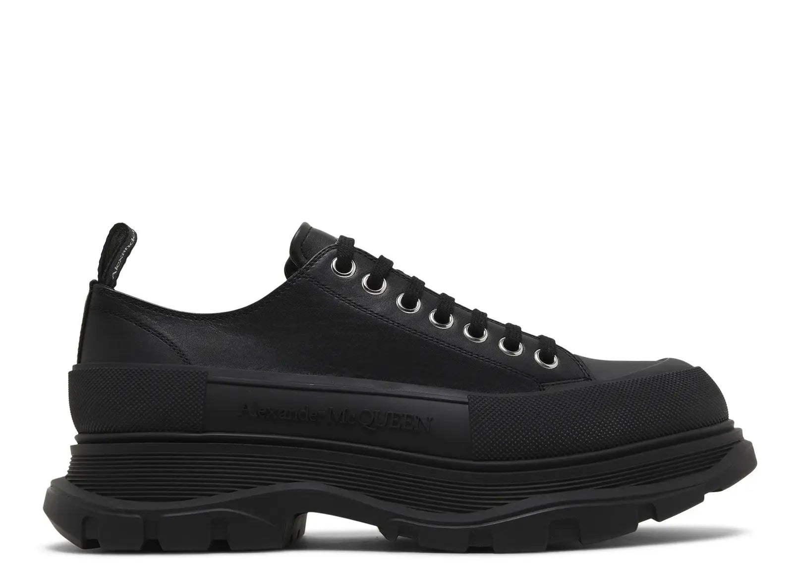 Tread Slick Low Lace Up Leather Triple Black