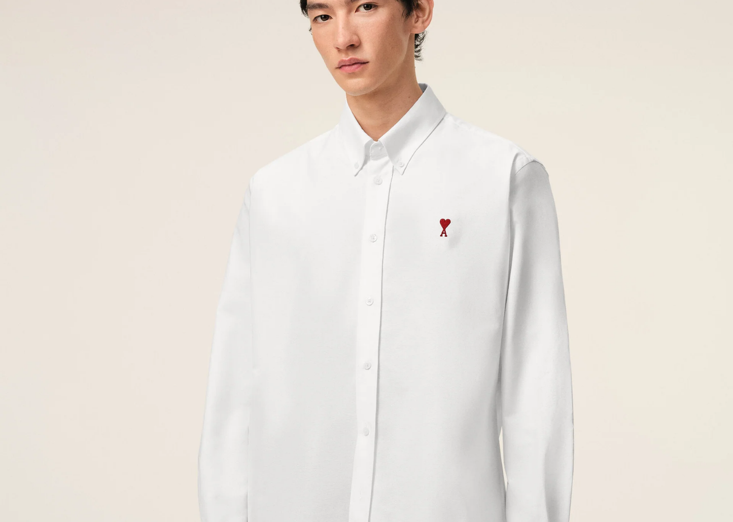 Ami De Coeur Button-Down Shirt White