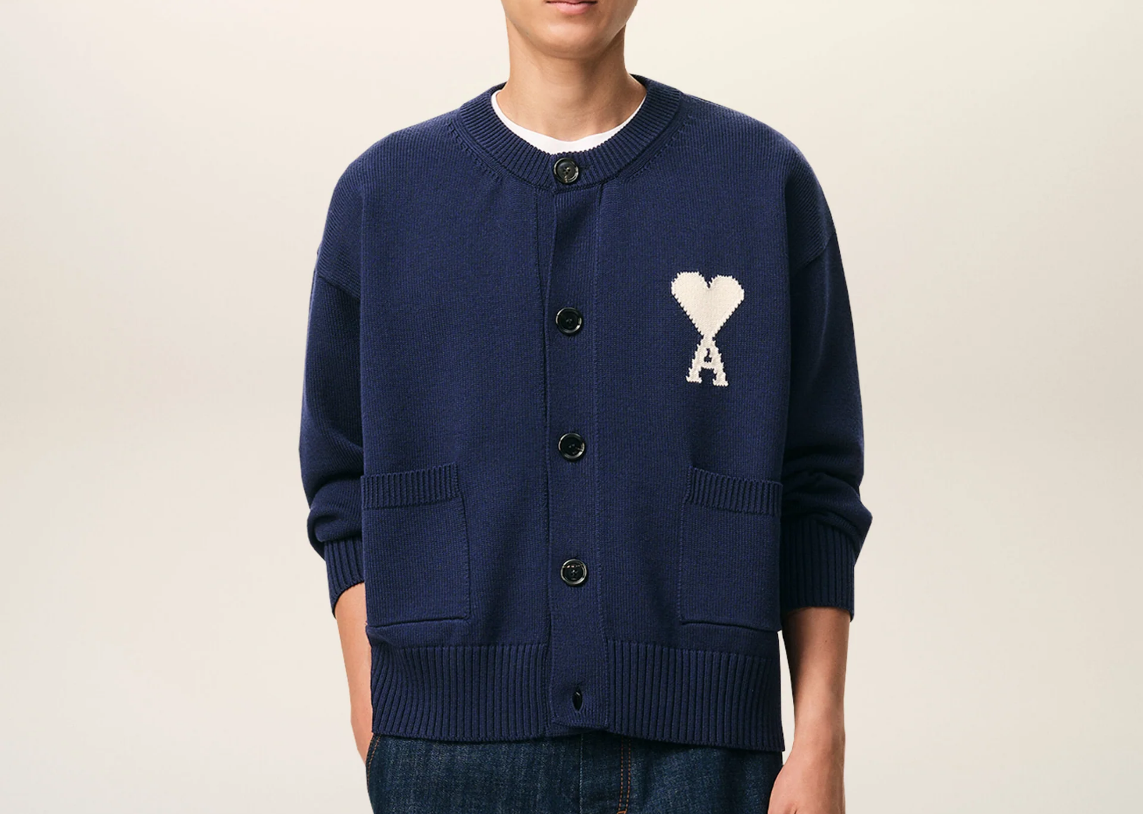 Ami De Coeur Cardigan Blue