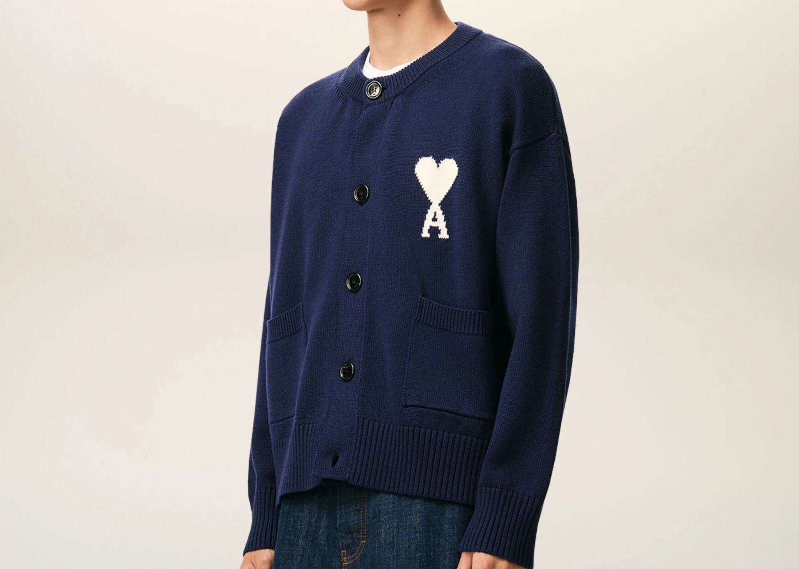 Ami De Coeur Cardigan Blue