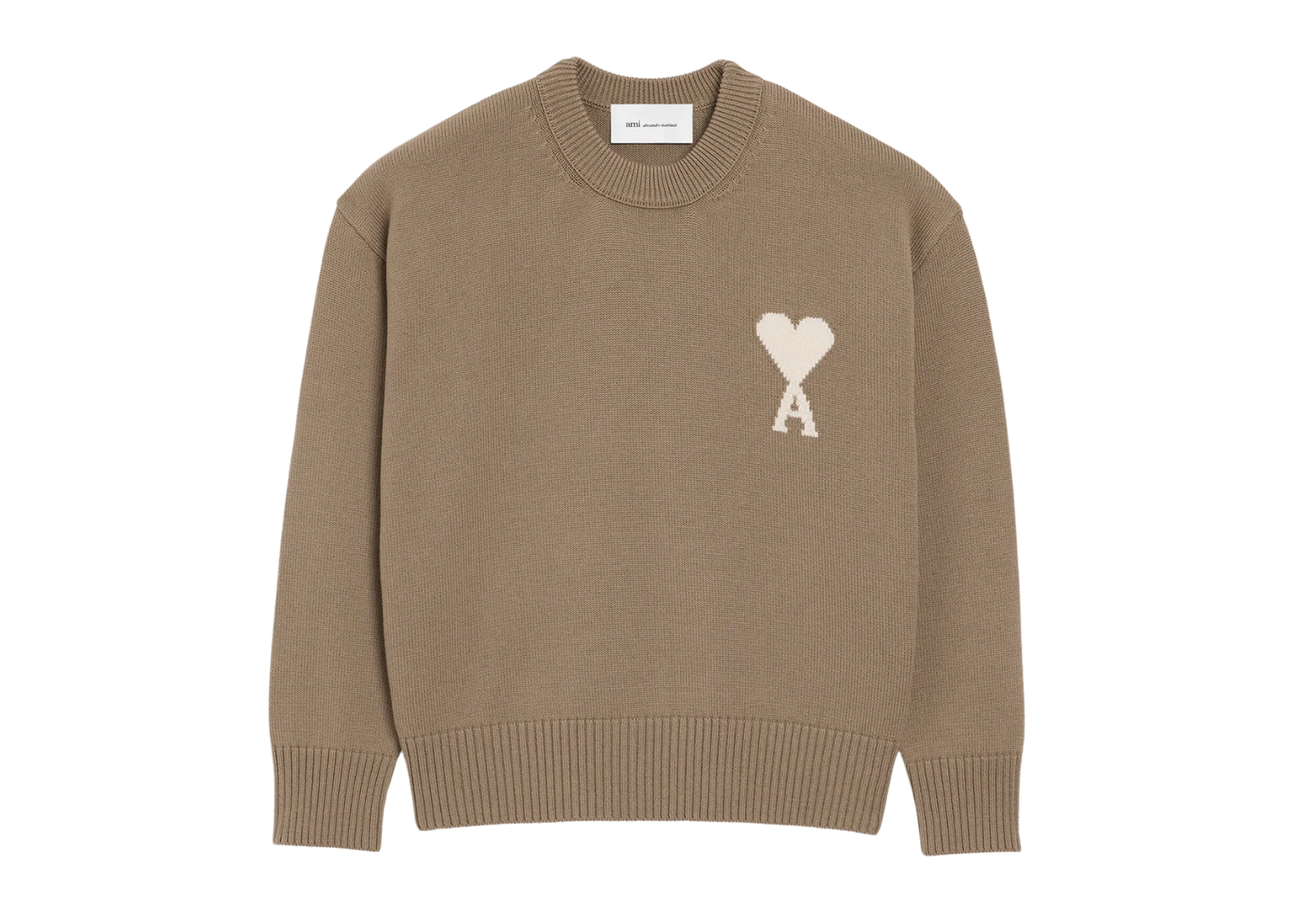 Ami De Coeur Crewneck Sweater Beige