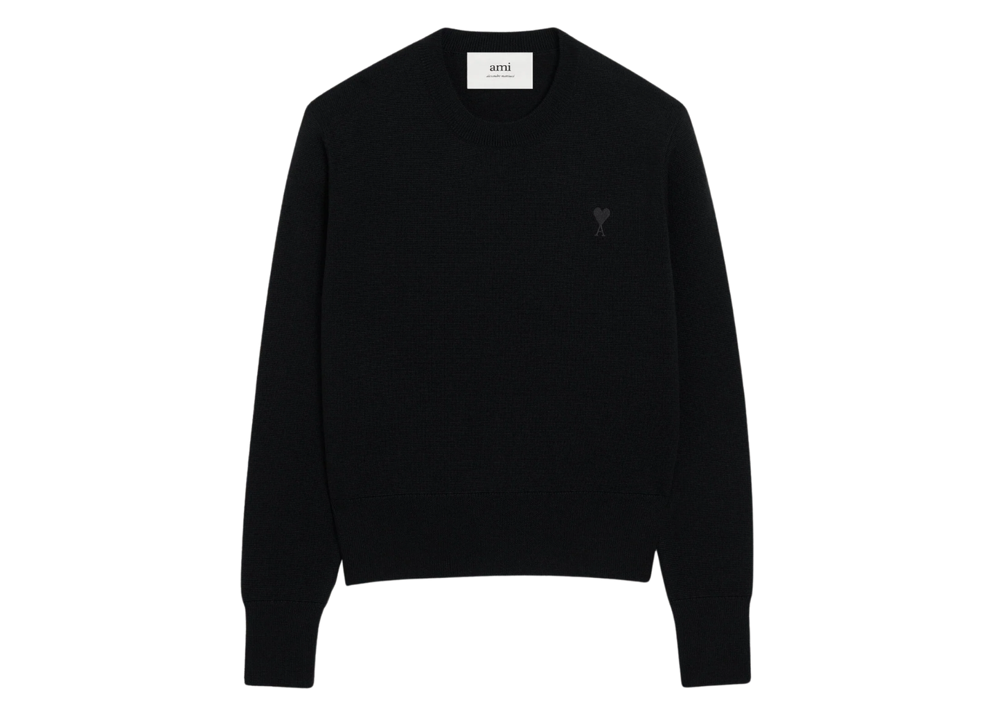 Ami De Coeur Crewneck Sweater Black