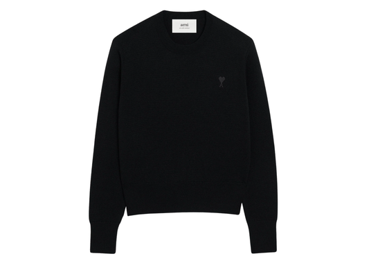 Ami De Coeur Crewneck Sweater Black