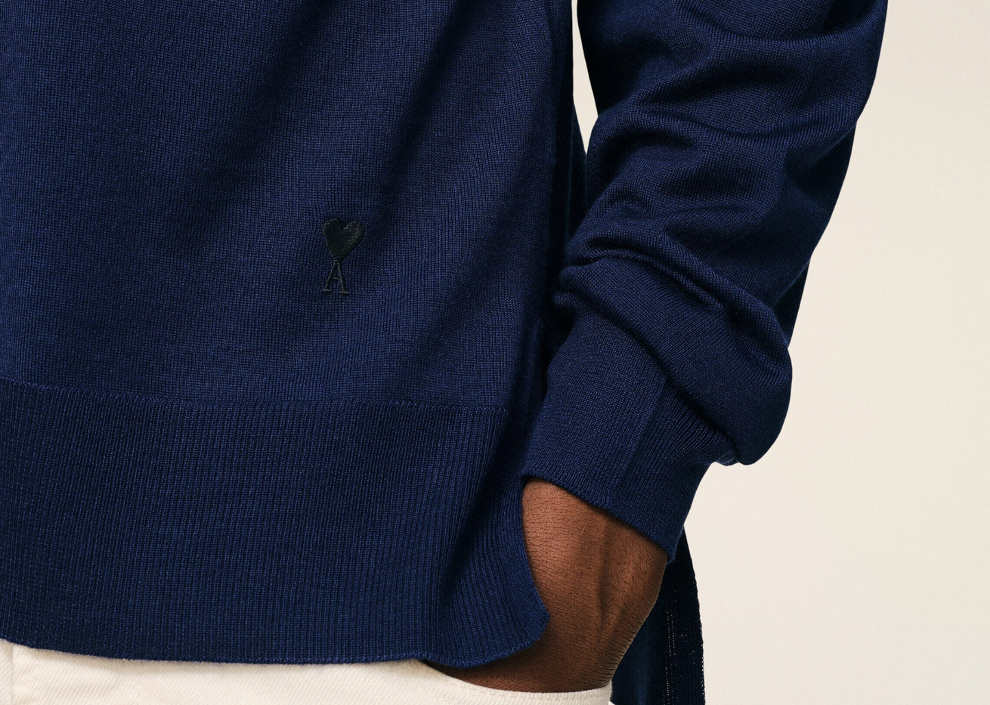Ami De Coeur Crewneck Sweater Blue