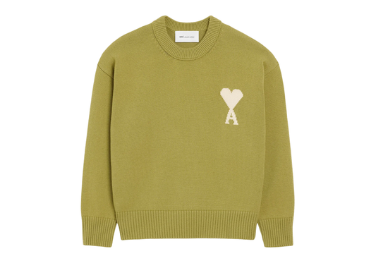 Ami De Coeur Crewneck Sweater Green