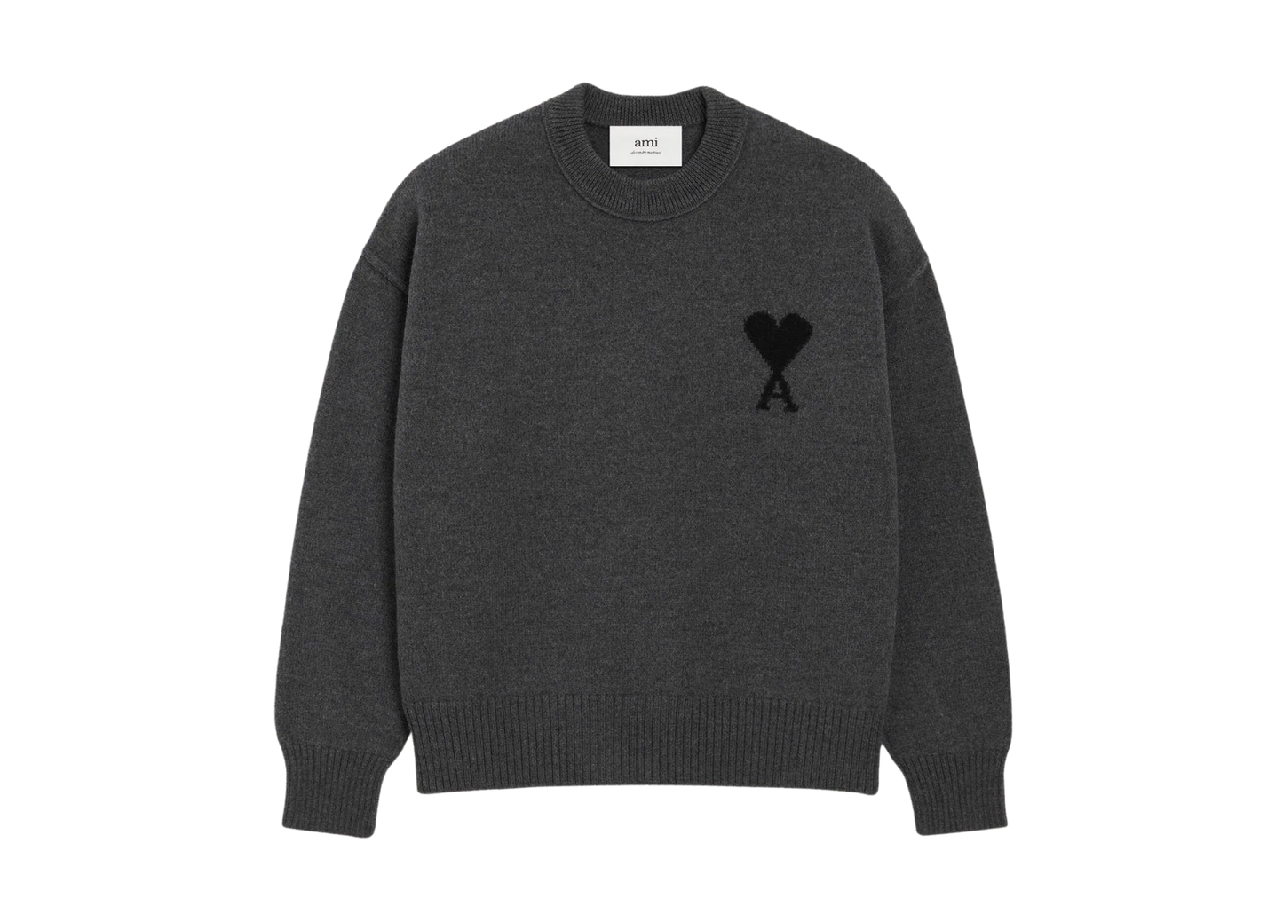 Ami De Coeur Crewneck Sweater Grey