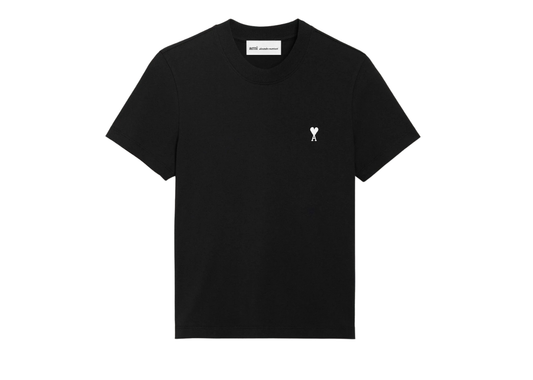 Ami De Coeur Cropped T-Shirt Black