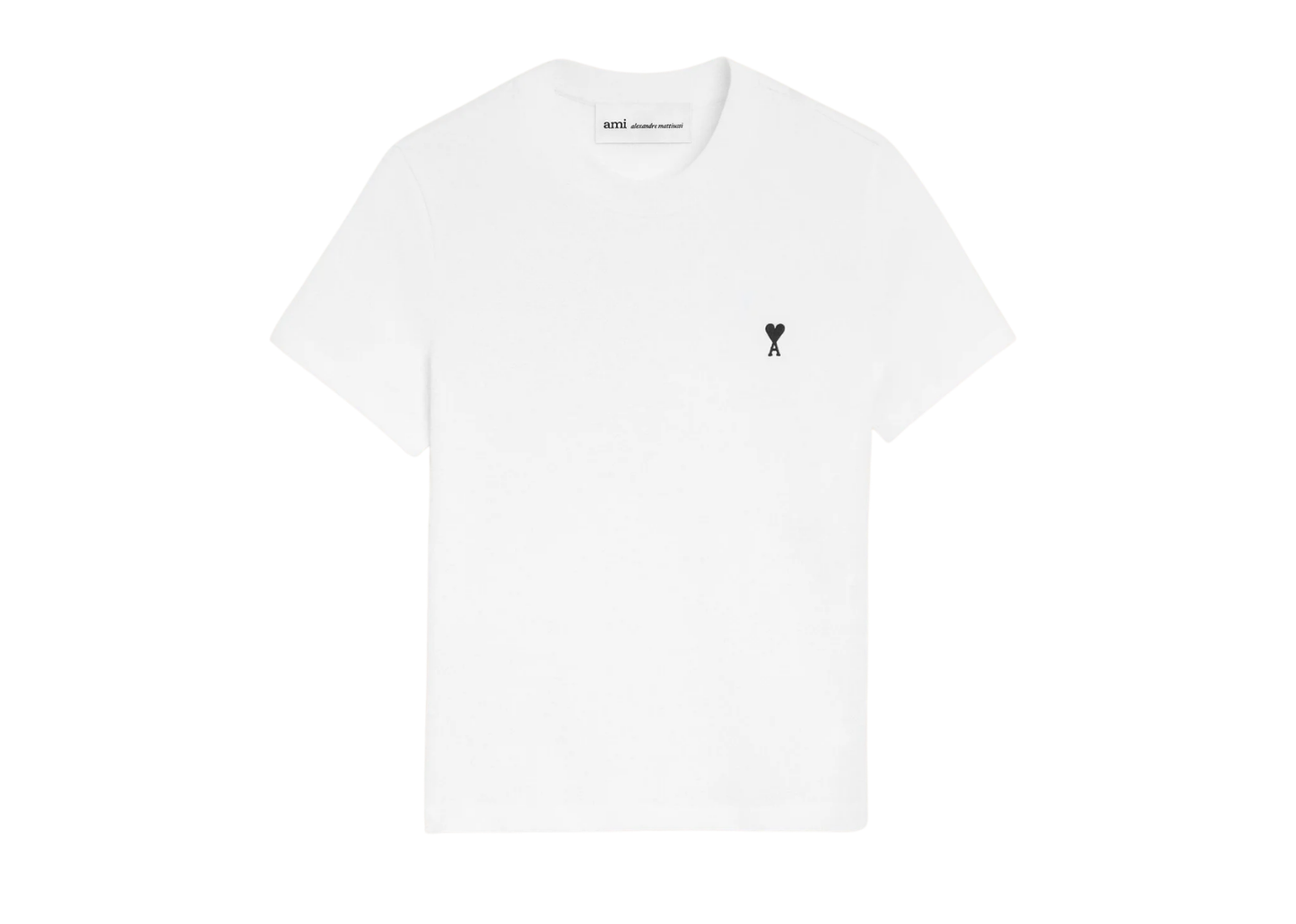 Ami De Coeur Cropped T-Shirt White