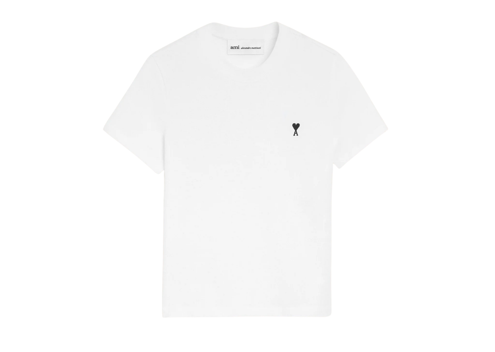 Ami De Coeur Cropped T-Shirt White