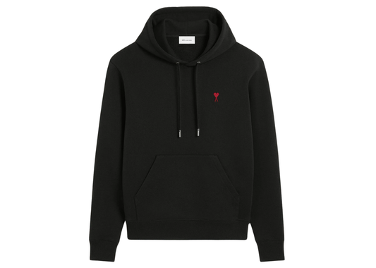 Ami De Coeur Hoodie Black Red