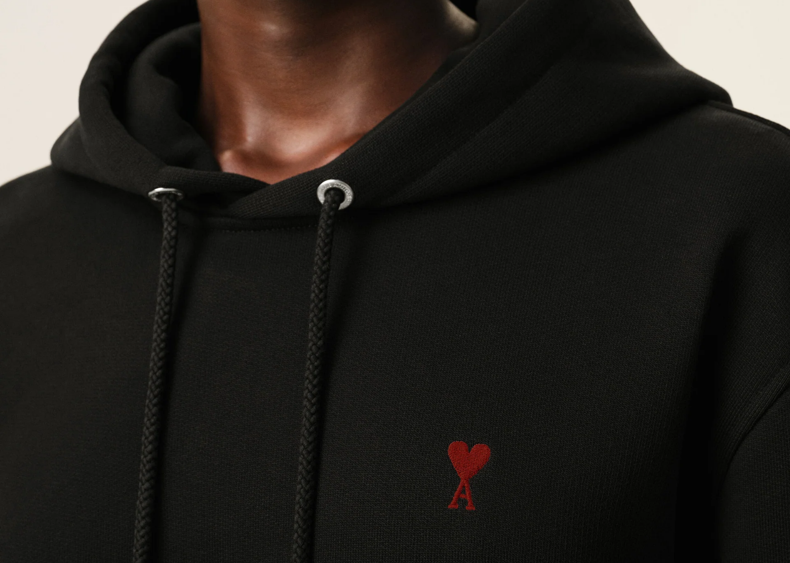 Ami De Coeur Hoodie Black Red