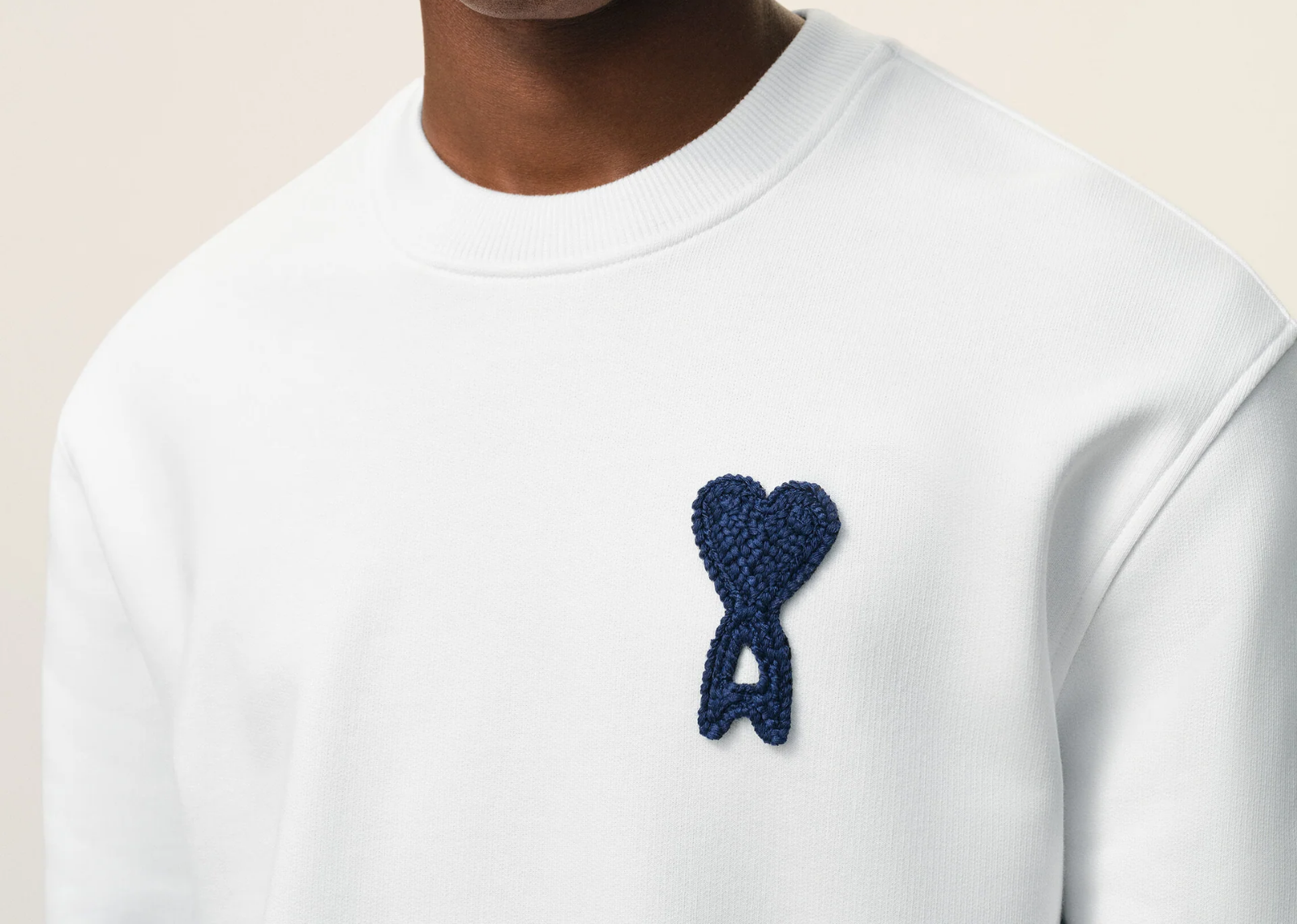 Ami De Coeur Knitted Sweatshirt White