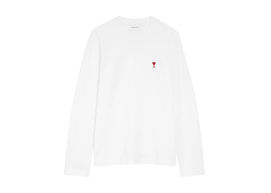 Ami De Coeur Long Sleeve T-Shirt White