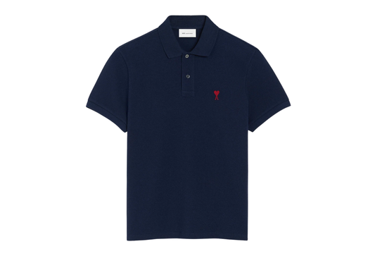 Ami De Coeur Polo Shirt Blue Red