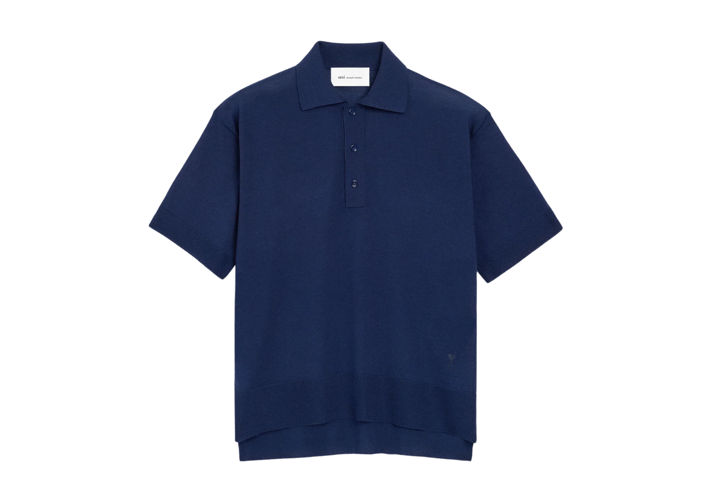 Ami De Coeur Short Sleeve Polo Blue