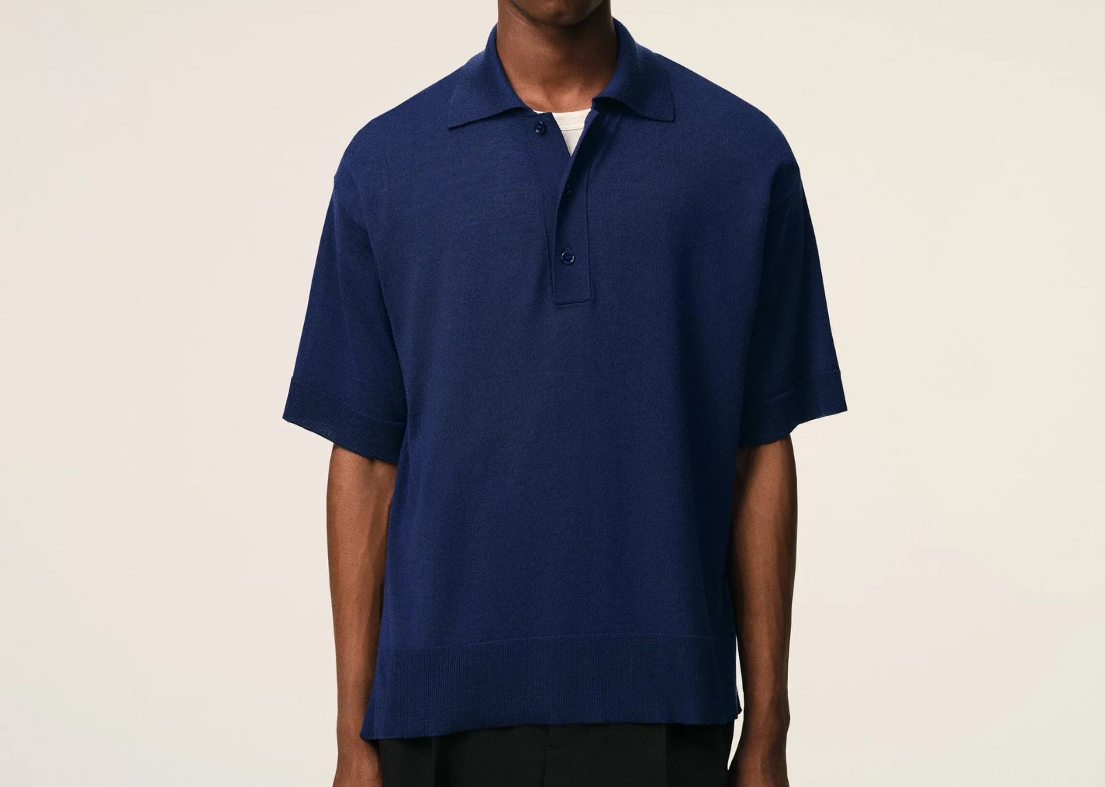 Ami De Coeur Short Sleeve Polo Blue