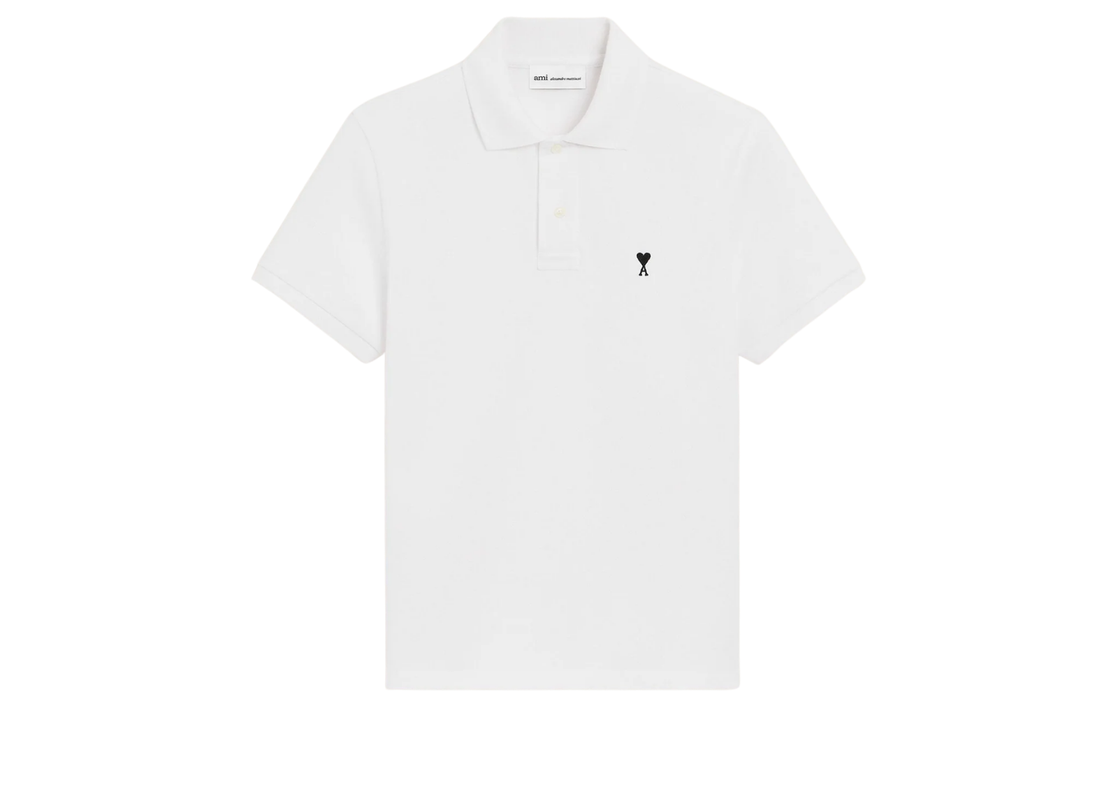 Ami De Coeur Short Sleeve Polo White