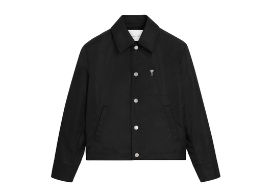 Ami De Coeur Stud Buttoned Jacket Black