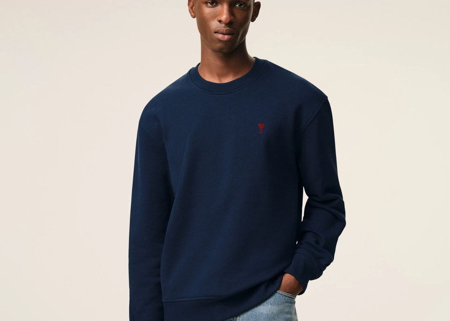 Ami De Coeur Sweatshirt Blue Red