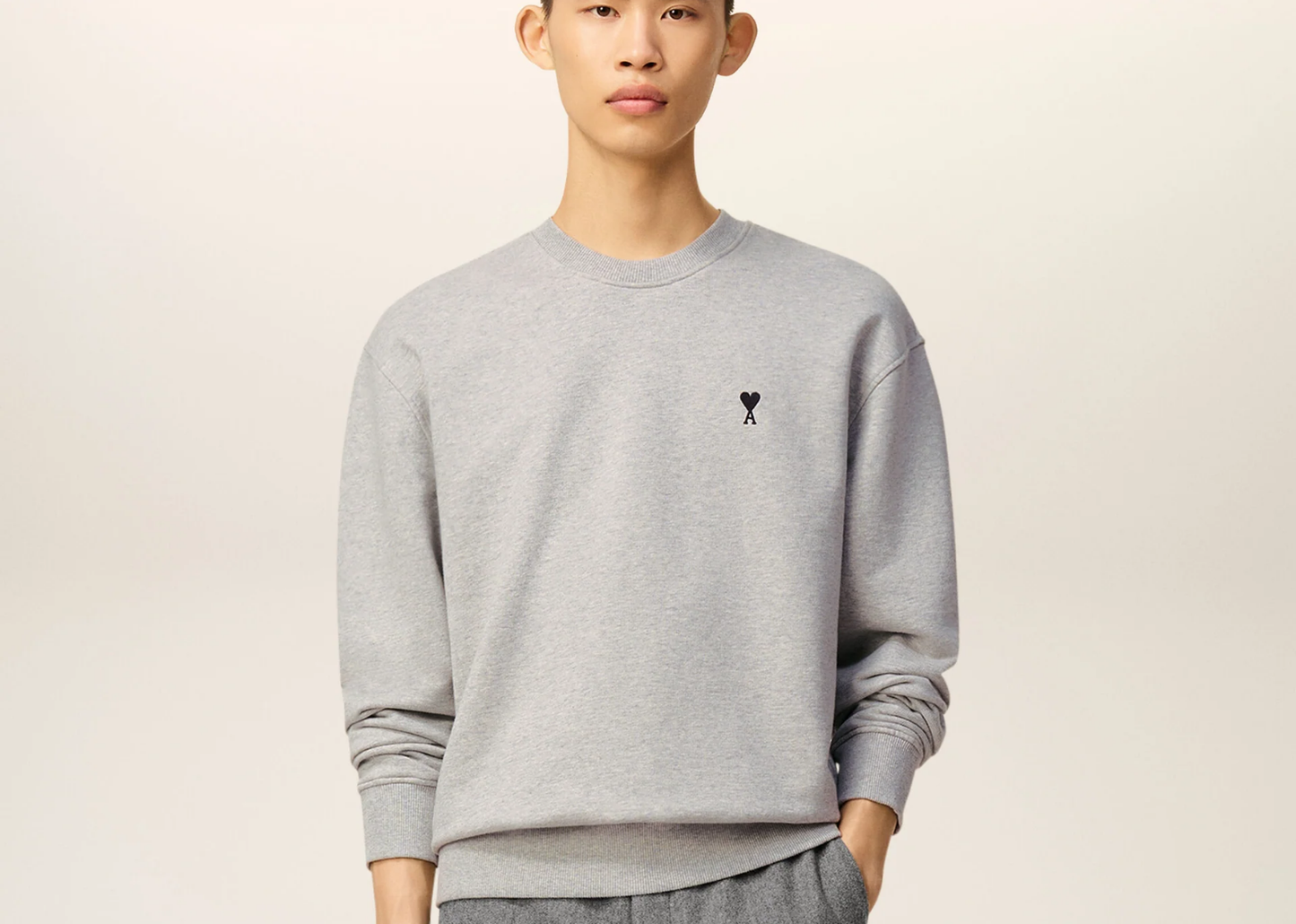 Ami De Coeur Sweatshirt Grey