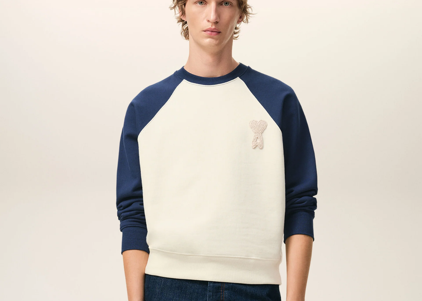 Ami De Coeur Sweatshirt White Blue
