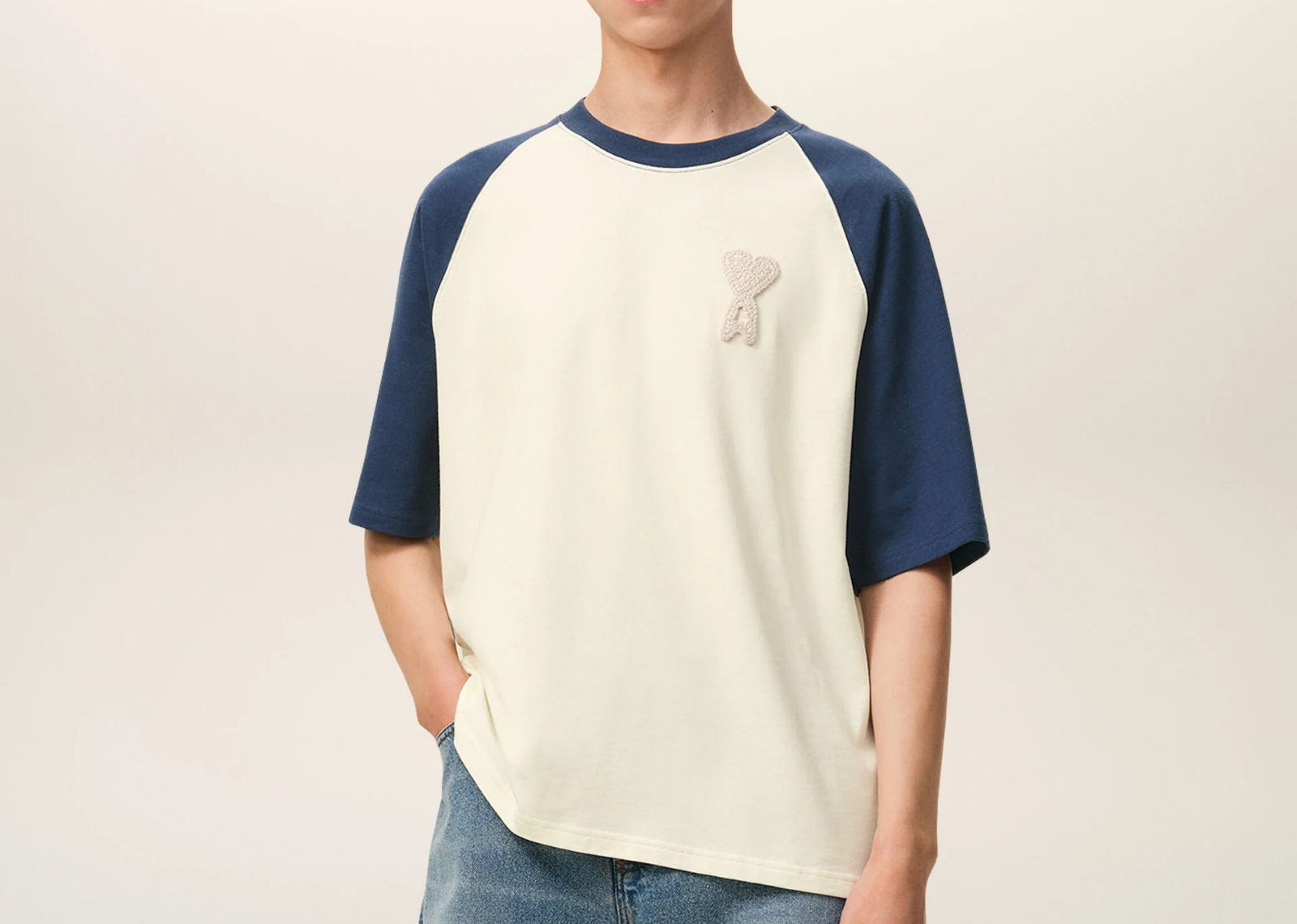 Ami De Coeur T-Shirt White Blue