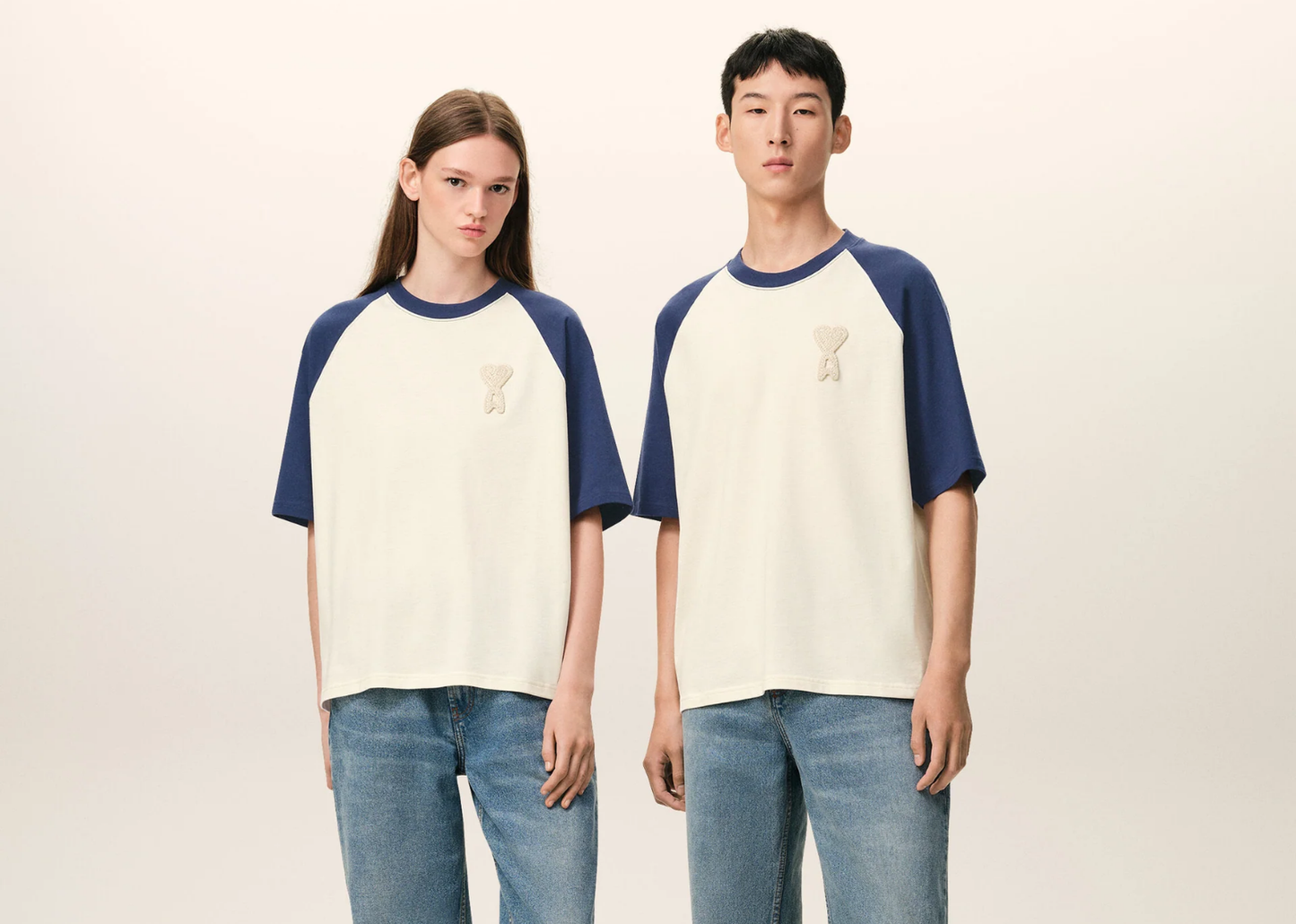 Ami De Coeur T-Shirt White Blue