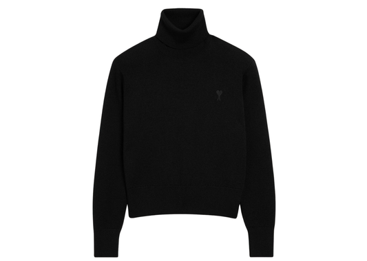 Ami De Coeur Turtle Neck Sweater Black