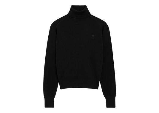 Ami De Coeur Turtle Neck Sweater Black/Black