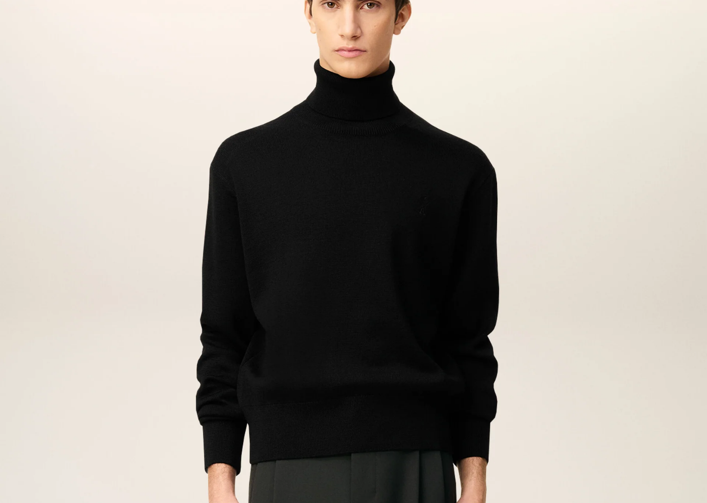 Ami De Coeur Turtle Neck Sweater Black/Black