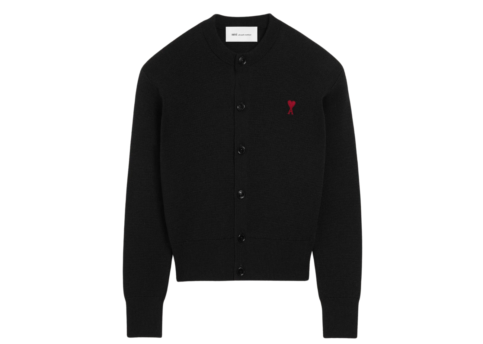 Ami De Coeur Wool Cardigan Black