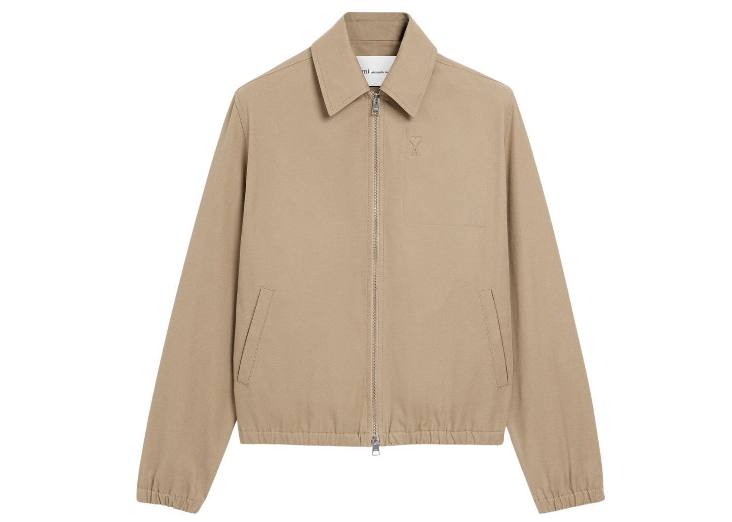Ami De Coeur Zipped Jacket Beige