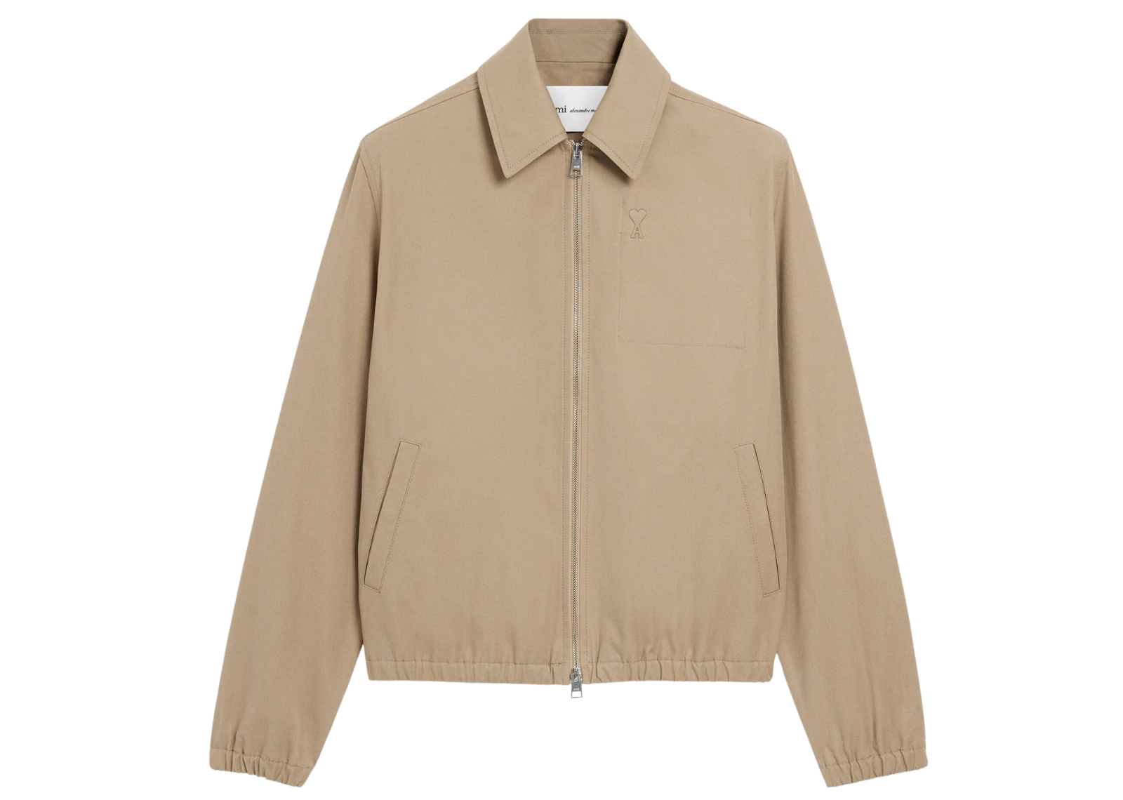 Ami De Coeur Zipped Jacket Beige