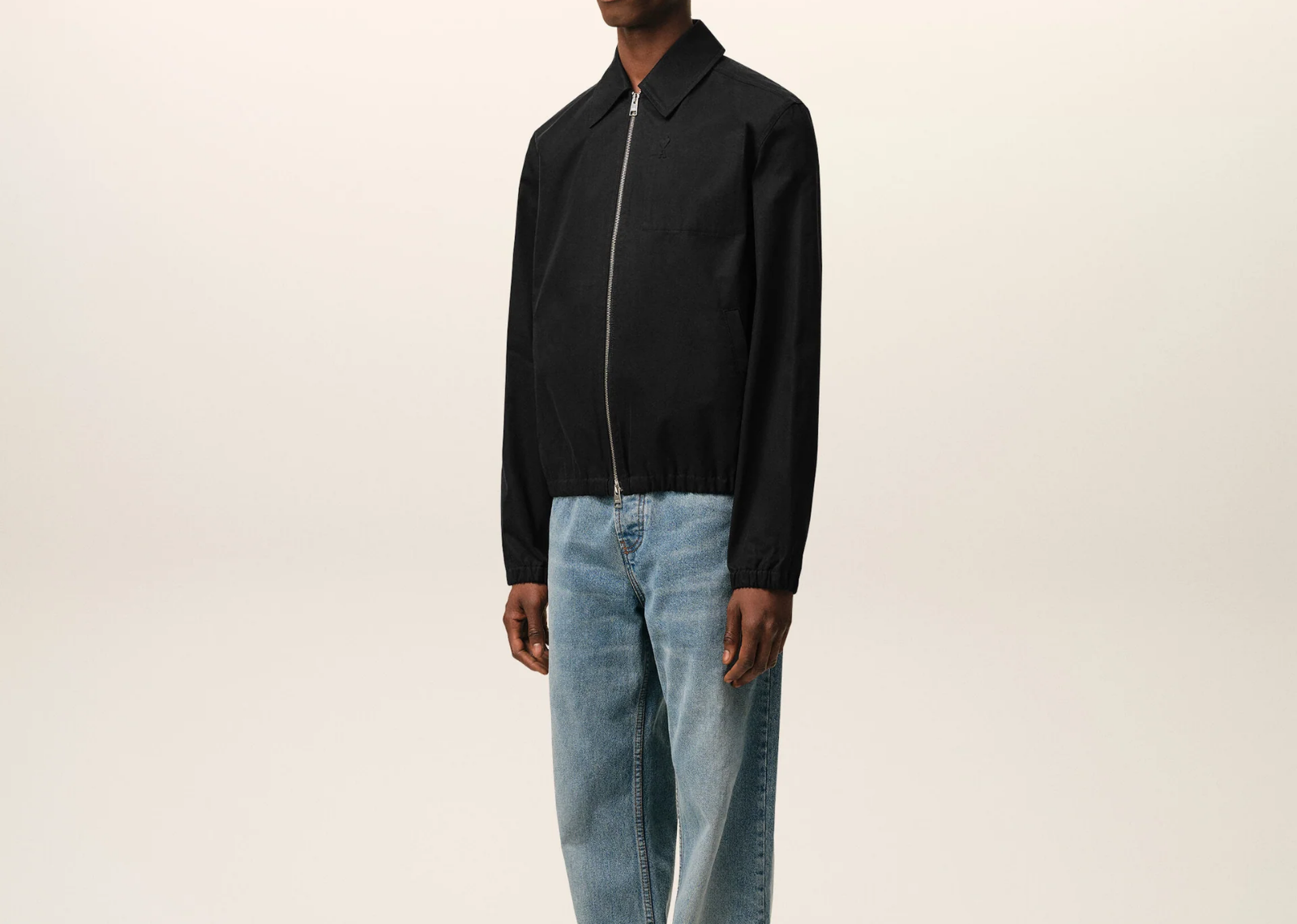 Ami De Coeur Zipped Jacket Black