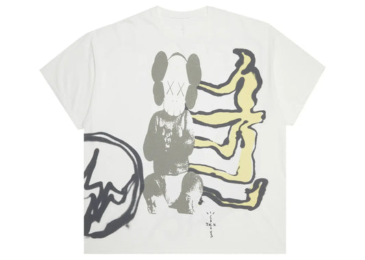 Cactus Jack by Travis Scott x KAWS For Fragment Tee Vintage Wash