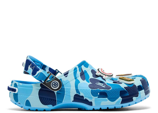 Classic Clog A Bathing Ape ABC Camo Blue