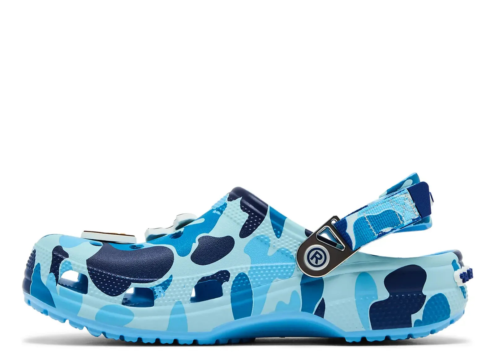 Classic Clog A Bathing Ape ABC Camo Blue