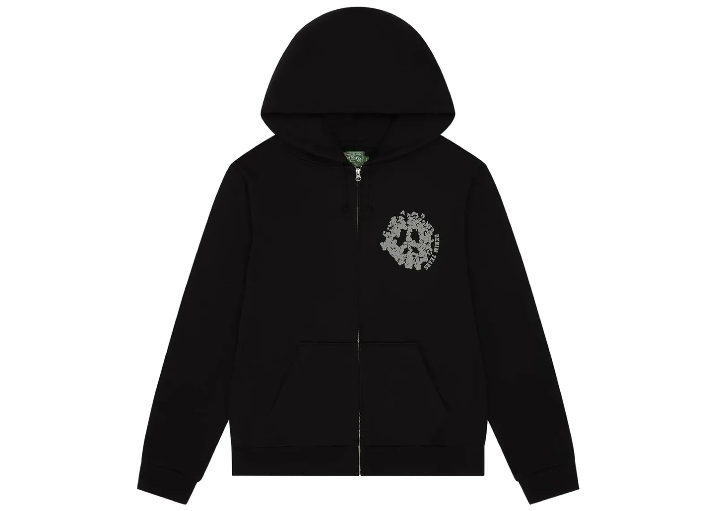 Denim University Zip Hoodie Black