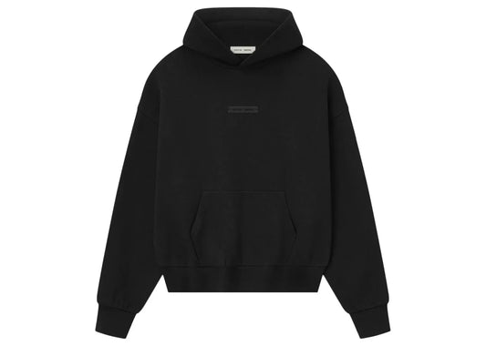Essentials Classic Fleece Hoodie Jet Black