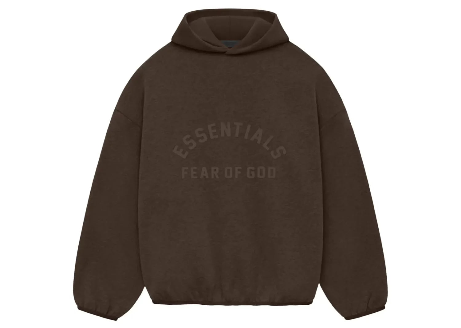 Essentials Pullover Hoodie Applique Logo Dark Slate Stretch Limo Black