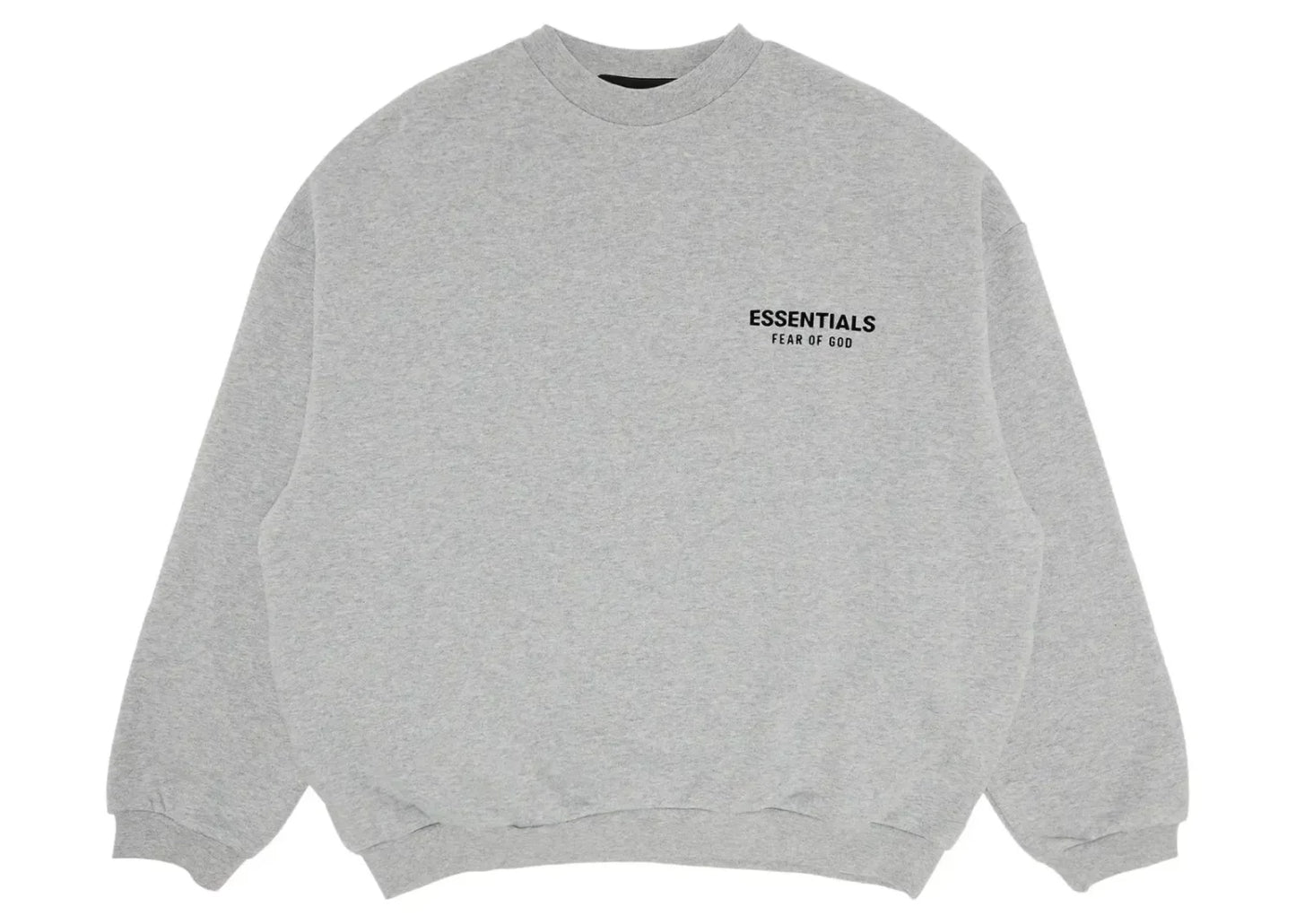 Essentials Pullover Hoodie Applique Logo Dark Slate Stretch Limo Black